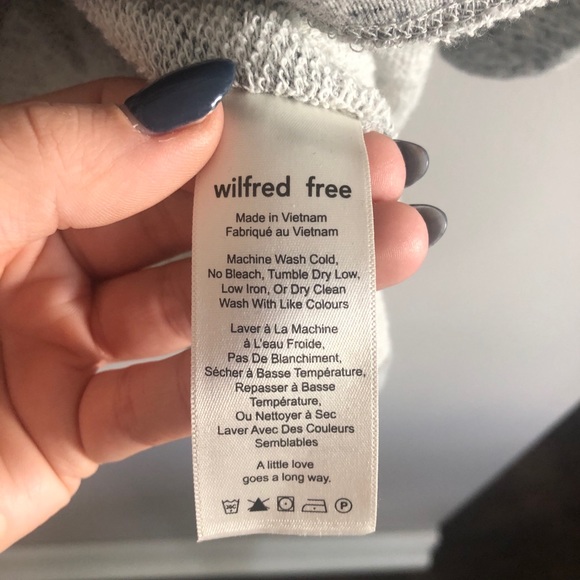 Wilfred Free Small Grey high neck sweater dress - Picture 4 of 6